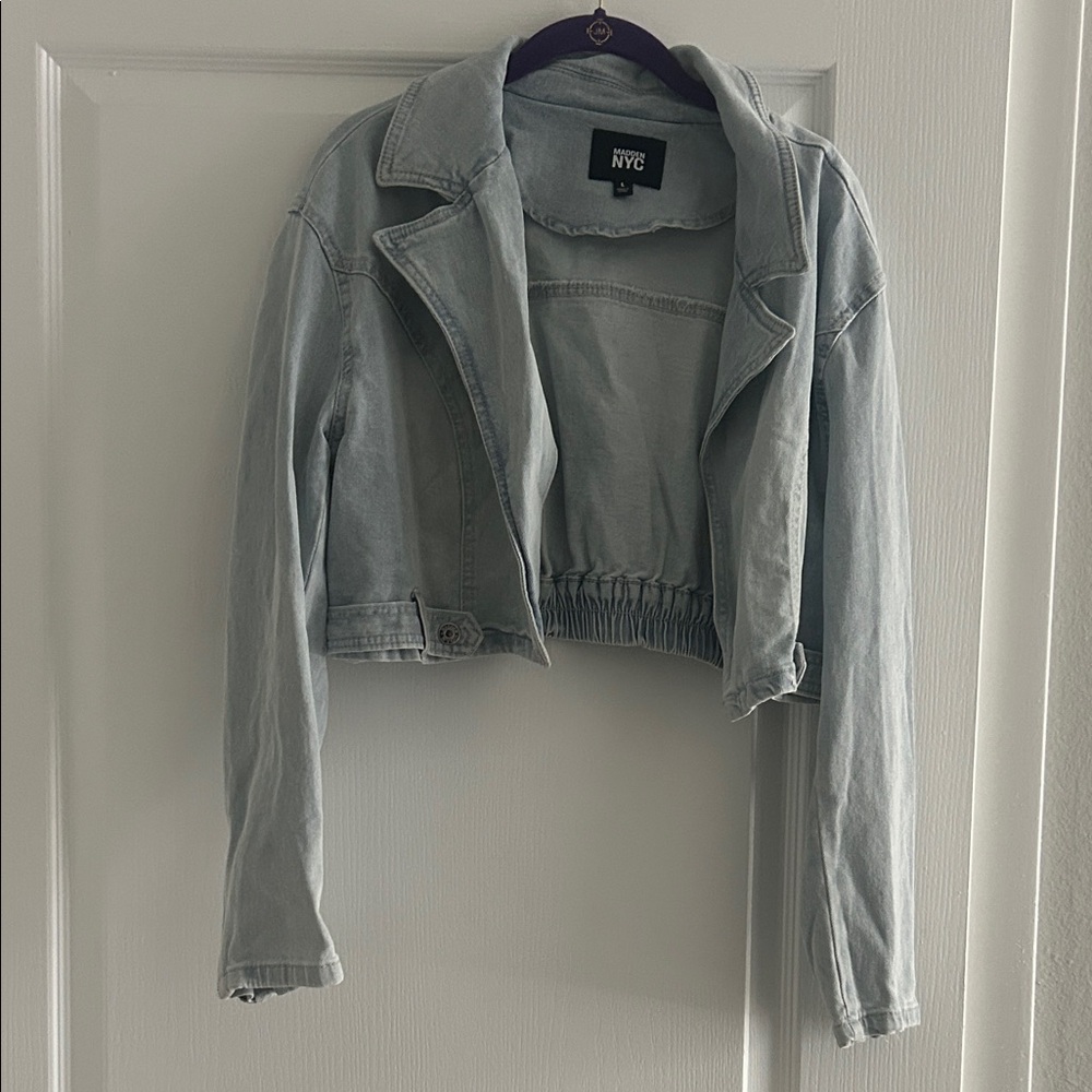 NYC Women's Soft Blue Jean Jacket